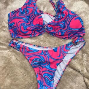 Vibrant Swirl Bikini Set